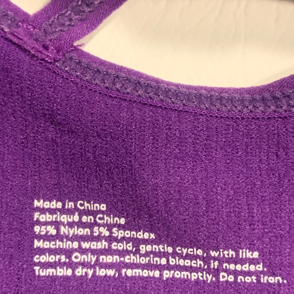 New Abound Nordstrom Rack Bralette Purple Tilandia Size M - Picture 11 of 13